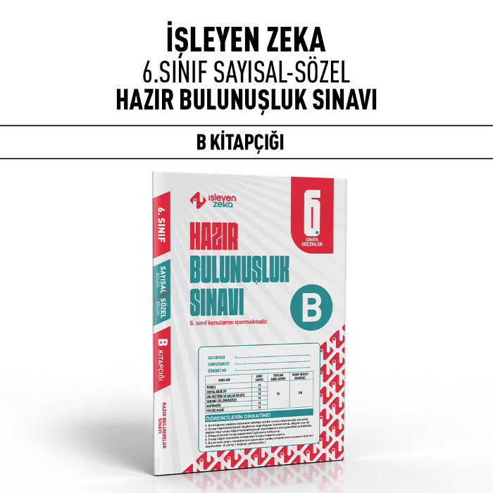 İŞLEYEN 06.SINIF HAZIR BULUNUŞLUK SINAVI B - 25-26